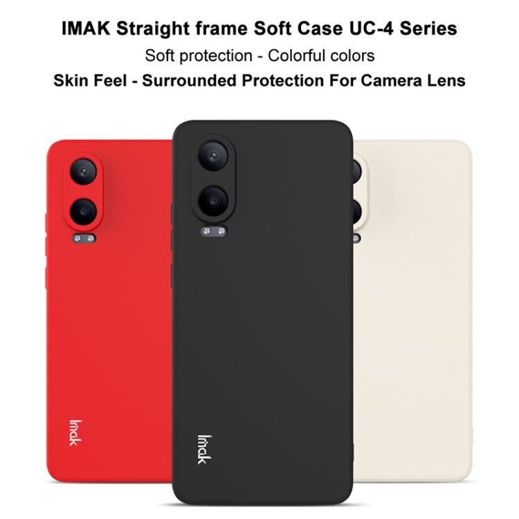 For OnePlus Nord CE4 Lite imak UC-4 Series Straight Edge TPU Phone Case(White) - Nord CE4 Lite Cases by imak | Online Shopping UK | buy2fix
