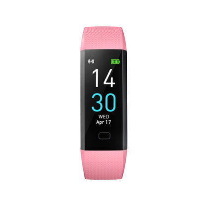 S5-4 Smart Bracelet IP68 Waterproof Heart Rate Sport Fitness Tracker Smart Watch(Pink) by buy2fix