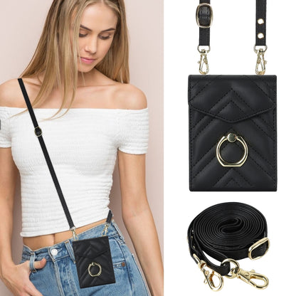 For Motorola Razr 40 Ultra / Razr 2023 V-shaped RFID Card Slot Phone Case with Ring Holder(Black) by buy2fix