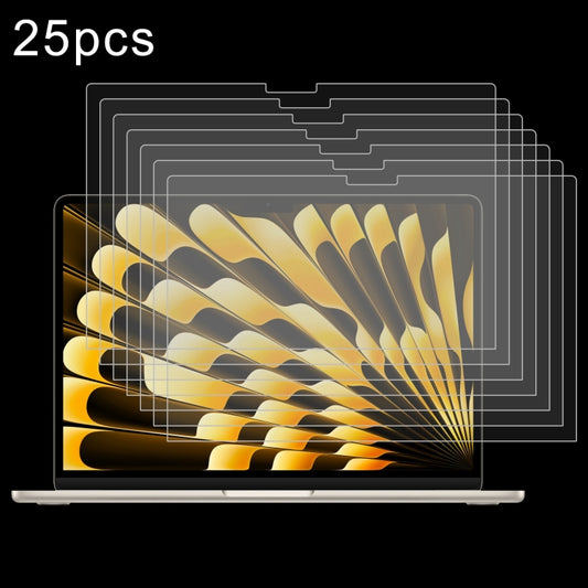 For Macbook Air 15.3 2023/2024/2025 25pcs 0.26mm 9H Surface Hardness Explosion-proof Tempered Glass Film - Screen Protectors by buy2fix | Online Shopping UK | buy2fix