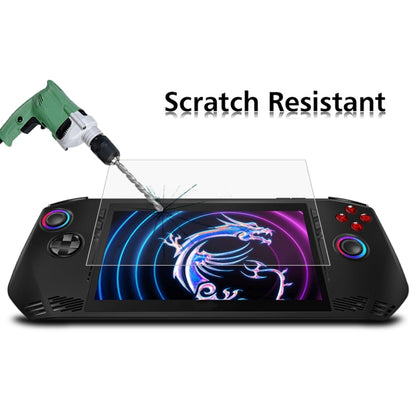 For MSI Claw 7 inch Game Console 9H 0.3mm Explosion-proof Tempered Glass Film - Tempered Glass by buy2fix | Online Shopping UK | buy2fix