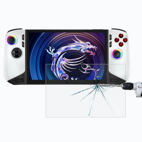 For MSI Claw 8 AI+ 9H 0.3mm Explosion-proof Tempered Glass Film