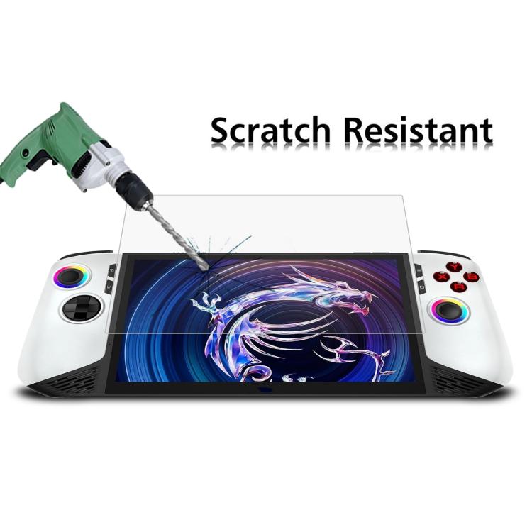 For MSI Claw 8 AI+ 2pcs 9H 0.3mm Explosion-proof Tempered Glass Film - Cover Case by buy2fix | Online Shopping UK | buy2fix