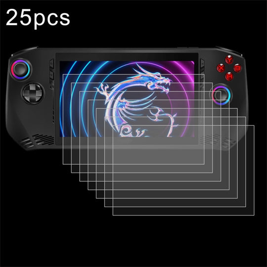 For MSI Claw A1M 7 inch Game Console 25pcs 9H 0.3mm Explosion-proof Tempered Glass Film