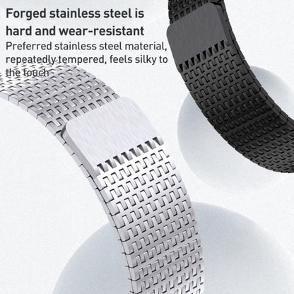 For Apple Watch 38mm Milanese Loop Magnetic Clasp Stainless Steel Watch Band(Gold) by buy2fix