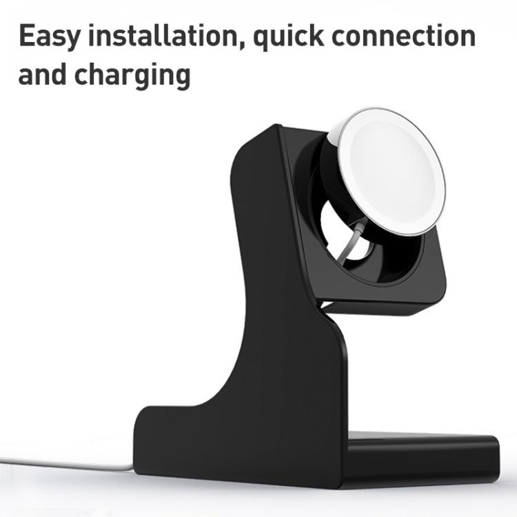 For Apple Watch Series Smart Watch Charging Stand PC Base(Red) by buy2fix