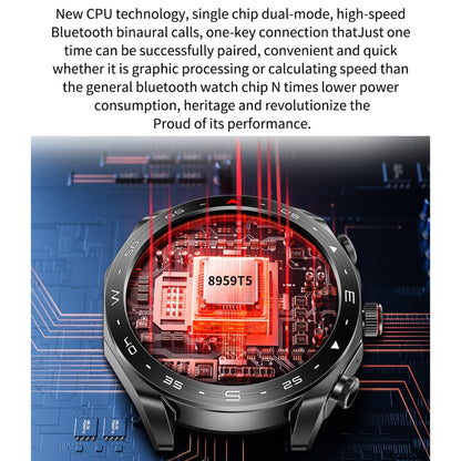 T95 1.52 inch BT5.0 Smart Sport Watch with Earbuds, Support Bluetooth Call / Blood Oxygen / Heart Rate / Blood Pressure Health Monitor(Black) by buy2fix