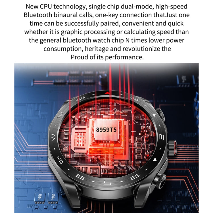 T95 1.52 inch BT5.0 Smart Sport Watch with Earbuds, Support Bluetooth Call / Blood Oxygen / Heart Rate / Blood Pressure Health Monitor(Silver) by buy2fix