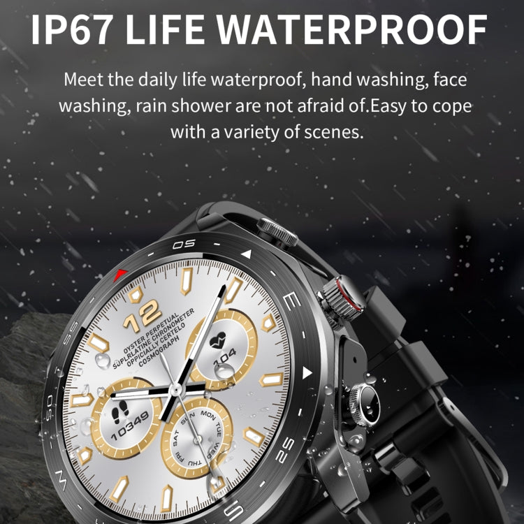 T95 1.52 inch BT5.0 Smart Sport Watch with Earbuds, Support Bluetooth Call / Blood Oxygen / Heart Rate / Blood Pressure Health Monitor(Silver) by buy2fix