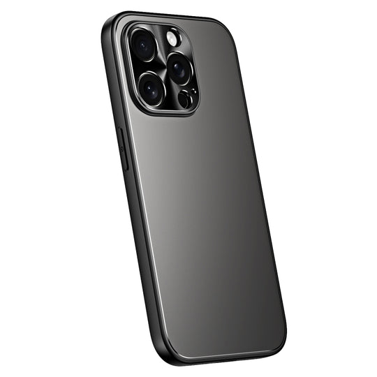 For iPhone 15 Pro R-JUST RJ-61 Electroplating Frosted TPU + PC Phone Case(Grey)