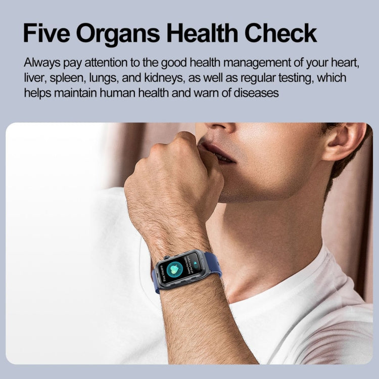 TK79 1.47 inch IP68 Waterproof Smart Watch, Support ECG / Blood Glucose / Blood Oxygen Monitoring / Uric Acid(Black) by buy2fix