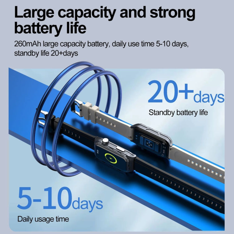 TK79 1.47 inch IP68 Waterproof Smart Watch, Support ECG / Blood Glucose / Blood Oxygen Monitoring / Uric Acid(Black) by buy2fix