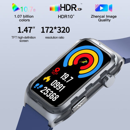 TK79 1.47 inch IP68 Waterproof Smart Watch, Support ECG / Blood Glucose / Blood Oxygen Monitoring / Uric Acid(Pink) by buy2fix