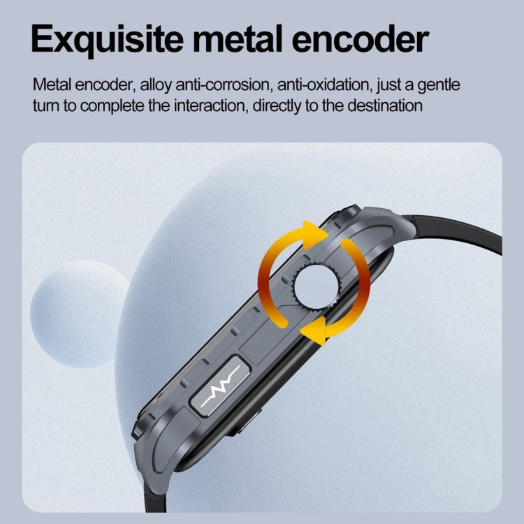 TK79 1.47 inch IP68 Waterproof Smart Watch, Support ECG / Blood Glucose / Blood Oxygen Monitoring / Uric Acid(Beige) by buy2fix