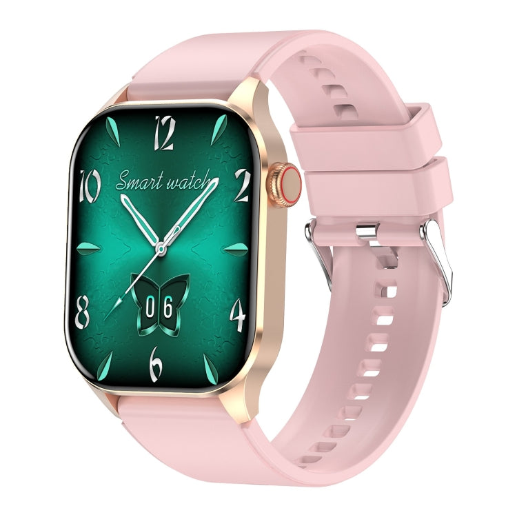 T98 2.04 inch IP68 Waterproof Bluetooth Call Smart Watch, Support Blood Oxygen Monitoring(Pink) by buy2fix