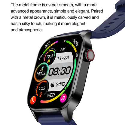 T98 2.04 inch IP68 Waterproof Bluetooth Call Smart Watch, Support Blood Oxygen Monitoring(Pink) by buy2fix