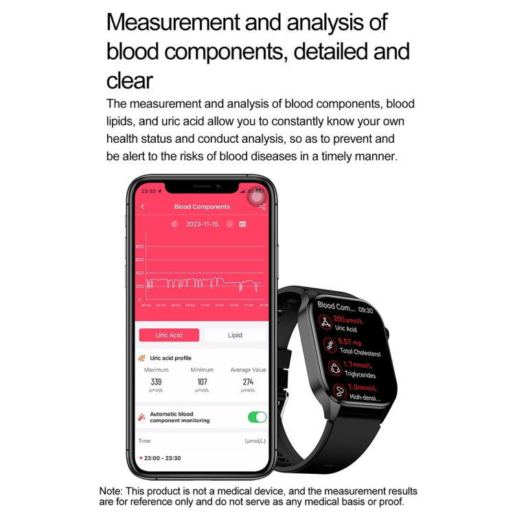 T98 2.04 inch IP68 Waterproof Bluetooth Call Smart Watch, Support Blood Oxygen Monitoring(Pink) by buy2fix