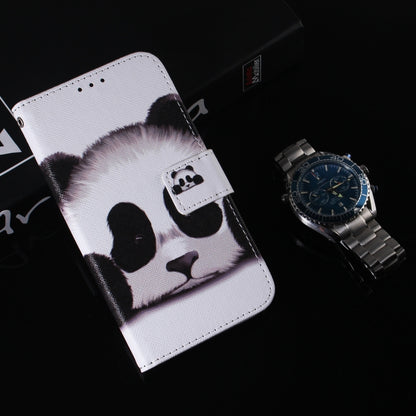 For Google Pixel 9 Pro Coloured Drawing Flip Leather Phone Case(Panda) by buy2fix