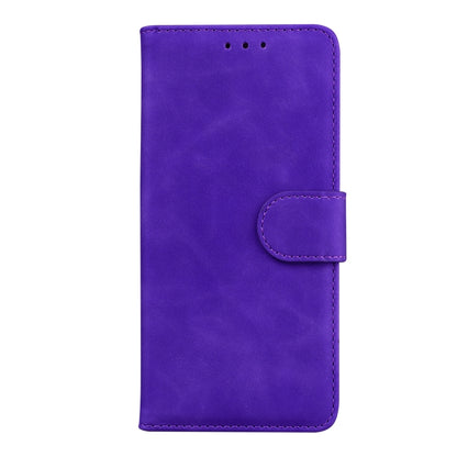 For Google Pixel 9 Skin Feel Pure Color Flip Leather Phone Case(Purple) by buy2fix