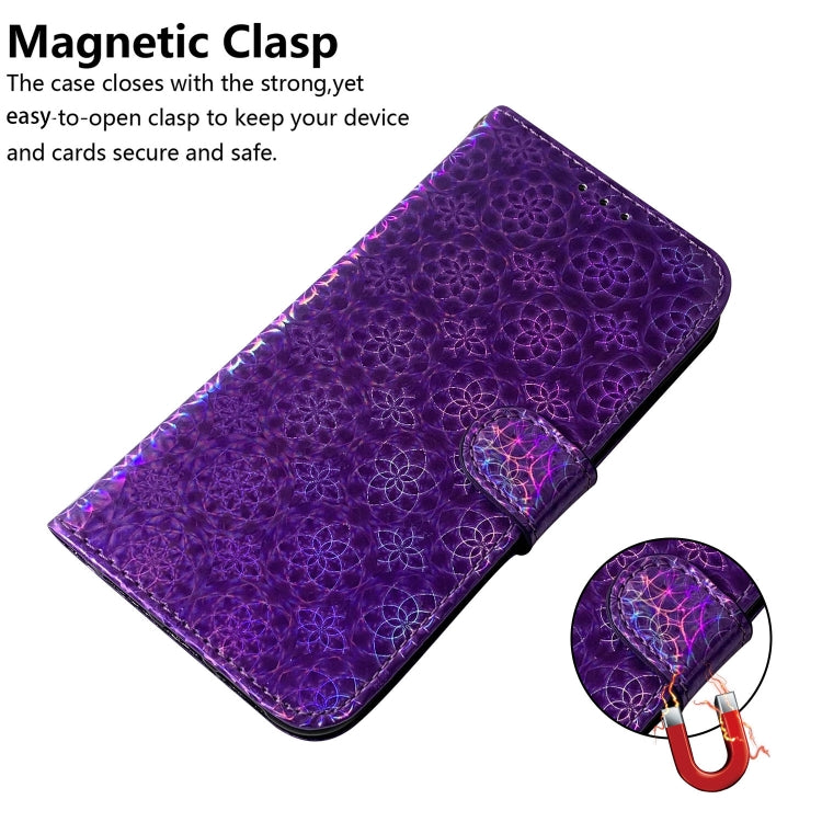 For Google Pixel 9 Colorful Magnetic Buckle Leather Phone Case(Purple) by buy2fix