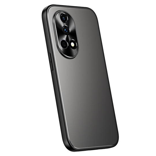 For Huawei nova 12 Pro R-JUST RJ-61 Electroplating Frosted TPU + PC Phone Case(Grey)