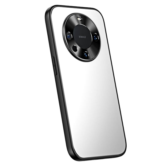 For Huawei Mate 60 Pro R-JUST RJ-61 Electroplating Frosted TPU + PC Phone Case(Silver)