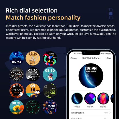 LOKMAT ATTACK Pro 1.39 inch BT5.1 Smart Sport Watch, Support Bluetooth Call / Sleep / Heart Rate / Blood Pressure Health Monitor(Blue Black) by buy2fix