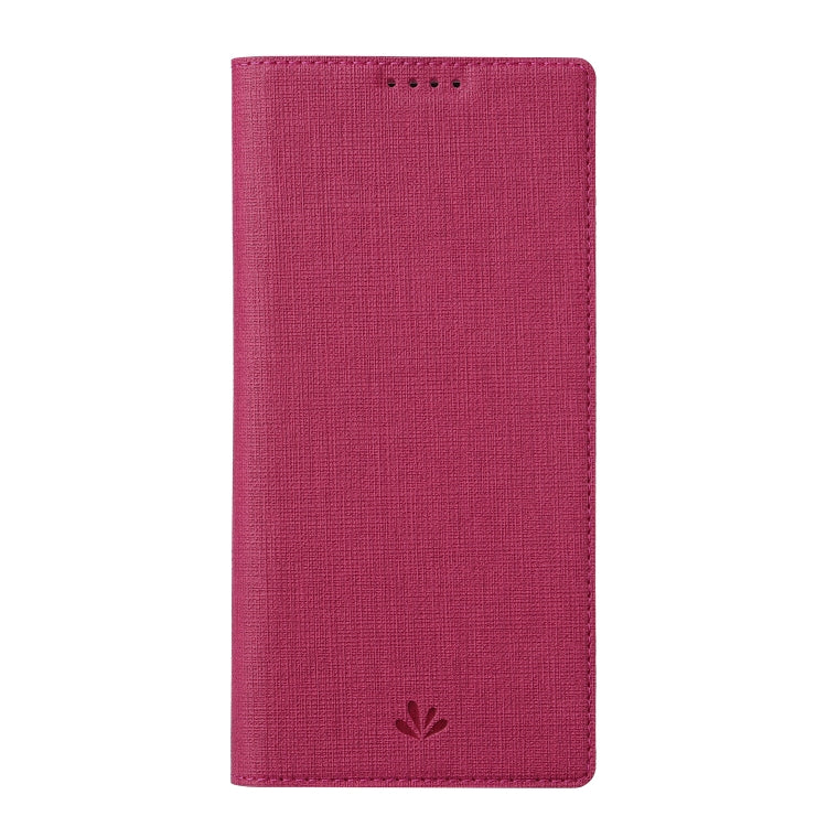 For OnePlus 12 ViLi DMX Series Shockproof TPU + PU Leather Magnetic Attraction Horizontal Flip Case(Rose Red) - OnePlus Cases by ViLi | Online Shopping UK | buy2fix