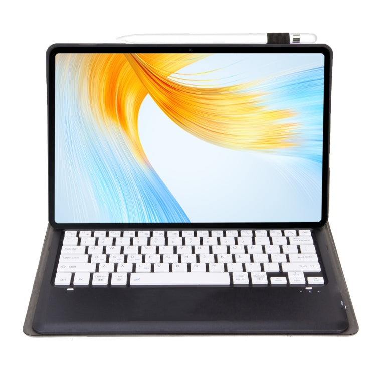 For Huawei MatePad Pro 13.2 inch 2025 AH18 Detachable Bluetooth Keyboard Leather Tablet Case(Black+White) by buy2fix