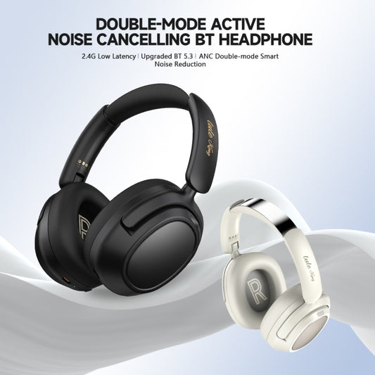 Eking ANC Noise Canceling Wireless Gaming Low Latency Headband Wireless Bluetooth Headphones, Without 2.4G(Black) - Headset & Headphone by buy2fix | Online Shopping UK | buy2fix