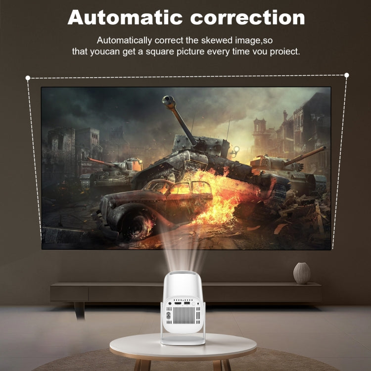 GXMO P30 Android 11 OS HD Portable WiFi Projector, Plug Type:UK Plug(White) - Mini Projector by GXMO | Online Shopping UK | buy2fix