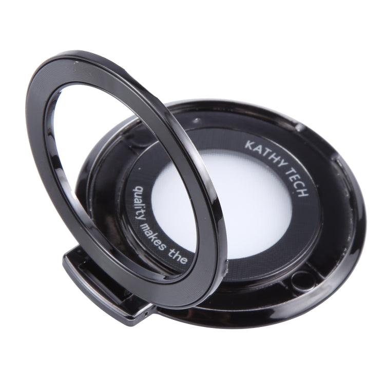 Ultra-thin Fold Plastics Phone Holder(Black) - Ring Holder by buy2fix | Online Shopping UK | buy2fix