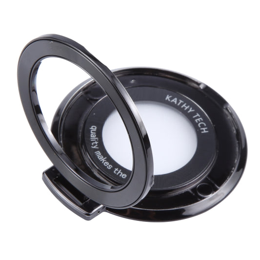 Ultra-thin Fold Plastics Phone Holder(Black) - Ring Holder by buy2fix | Online Shopping UK | buy2fix