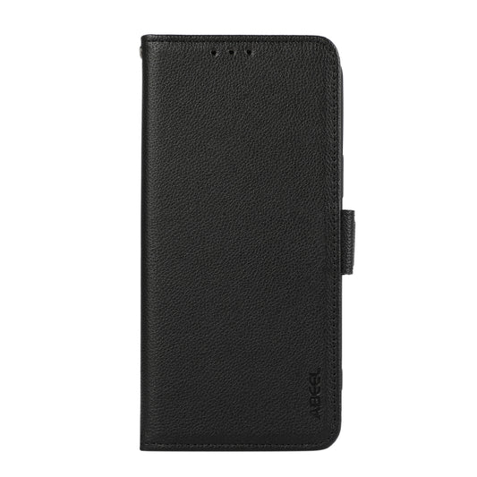 For Samsung Galaxy S23 Ultra 5G ABEEL Side-Magnetic Litchi Pattern Leather RFID Phone Case(Black) - Galaxy S23 Ultra 5G Cases by buy2fix | Online Shopping UK | buy2fix