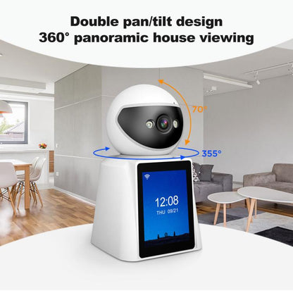 Srihome SH053 4MP 2.8 inch IPS Screen Smart Video Calling IP Camera Baby Monitor(EU Plug) - Baby Monitor by SriHome | Online Shopping UK | buy2fix