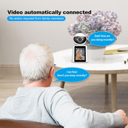 Srihome SH053 4MP 2.8 inch IPS Screen Smart Video Calling IP Camera Baby Monitor(EU Plug) - Baby Monitor by SriHome | Online Shopping UK | buy2fix