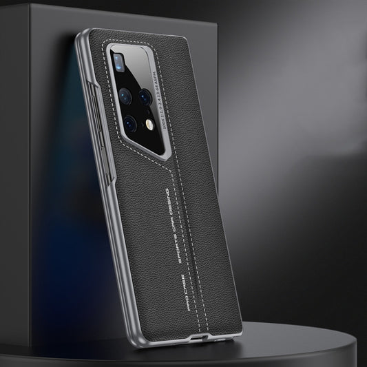 For Huawei MateX2 GKK Integrated Blade Ultra-thin Leather Full Coverage Phone Case(Grey) - Honor Cases by GKK | Online Shopping UK | buy2fix