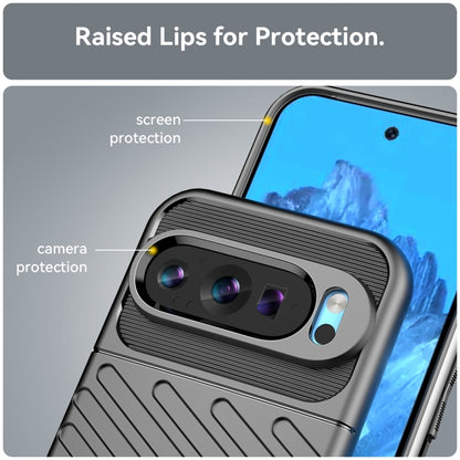 For Google Pixel 9 Pro Thunderbolt Shockproof TPU Phone Case(Black) by buy2fix