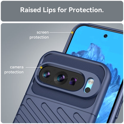 For Google Pixel 9 Pro Thunderbolt Shockproof TPU Phone Case(Blue) by buy2fix