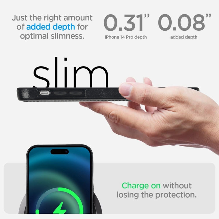 For iPhone 12 / 12 Pro Retro Leather Invisible Stand MagSafe Phone Case(Black) by buy2fix