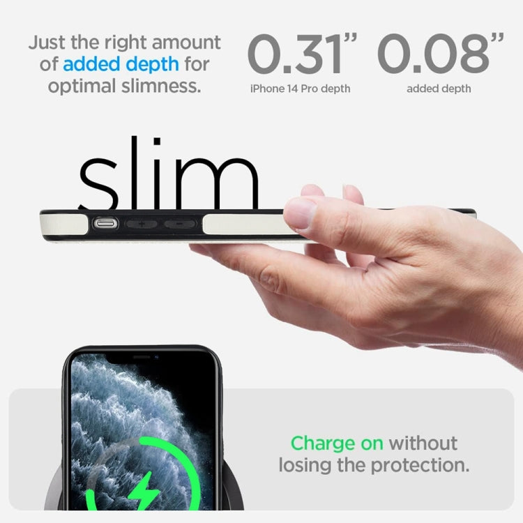 For iPhone 11 Pro Max Retro Leather Invisible Stand MagSafe Phone Case(White) by buy2fix