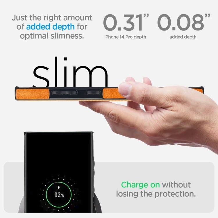 For Samsung Galaxy S22 Ultra 5G Retro Leather Invisible Stand MagSafe Phone Case(Yellow) by buy2fix