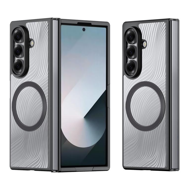For Samsung Galaxy Z Fold7 5G DUX DUCIS Aimo Mag Series TPU + PC MagSafe Frosted Feel Phone Case(Black) - Galaxy Z Fold7 5G Cases by DUX DUCIS | Online Shopping UK | buy2fix