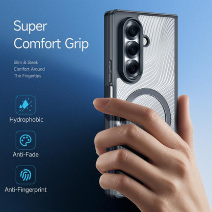 For Samsung Galaxy Z Fold7 5G DUX DUCIS Aimo Mag Series TPU + PC MagSafe Frosted Feel Phone Case(Black) - Galaxy Z Fold7 5G Cases by DUX DUCIS | Online Shopping UK | buy2fix