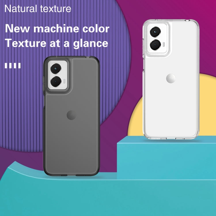 For Motorola Moto G 5G 2024 Terminator Style Shockproof Phone Case(Transparent) by buy2fix