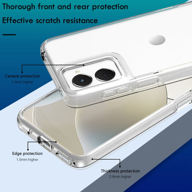 For Motorola Moto G Power 5G 2024 Terminator Style Shockproof Phone Case(Transparent) by buy2fix