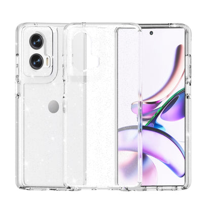 For Motorola Moto G Stylus 5G 2024 Terminator Style Shockproof Phone Case(Glitter White) by buy2fix