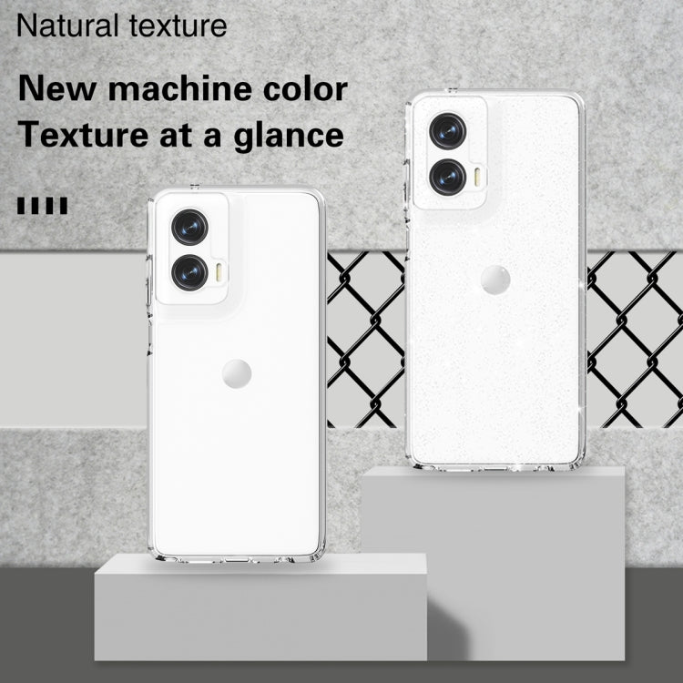 For Motorola Moto G Stylus 5G 2024 Terminator Style Shockproof Phone Case(Glitter White) by buy2fix
