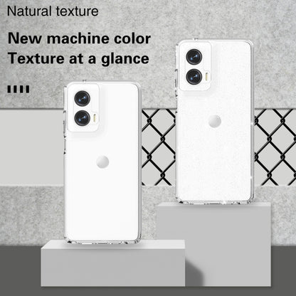 For Motorola Moto G Stylus 5G 2024 Terminator Style Shockproof Phone Case(Glitter White) by buy2fix