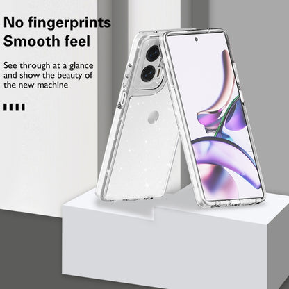 For Motorola Moto G Stylus 5G 2024 Terminator Style Shockproof Phone Case(Glitter White) by buy2fix